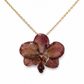 Colar Solange – Orquídea preservada