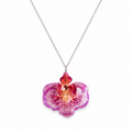 Iris Necklace - Preserved Orchid